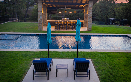 custom backyard oasis